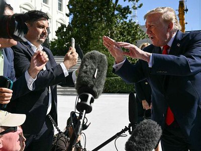 Трамп знову посварився з журналістами через запитання про Росію