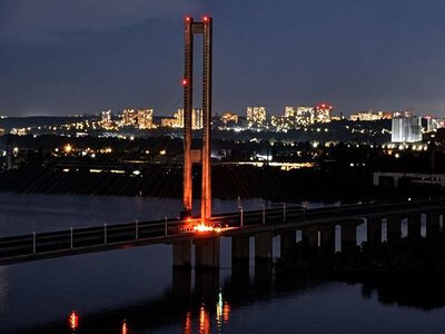 У Києві пошкоджено інфраструктуру метро на Південному мосту