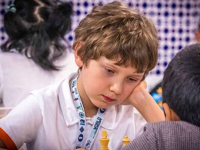 Юний шахіст із Дніпра Мирон Нетребка став чемпіоном світу серед хлопців до 9 років