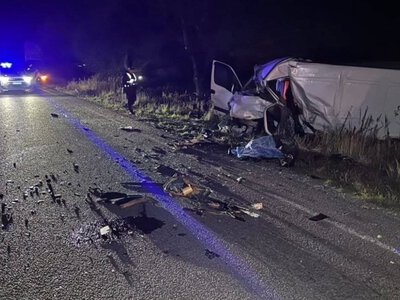  Нічна автотроща на Закарпатті: поліція показала фото з місця аварії 