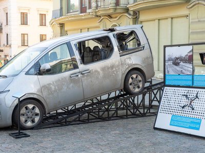 У Полтаві покажуть пошкоджену евакуаційну техніку