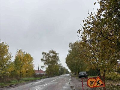 У Геронимівці ремонтують центральну дорогу