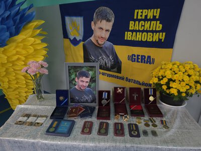 У Перечині вшанували пам’ять полеглого захисника Василя Герича