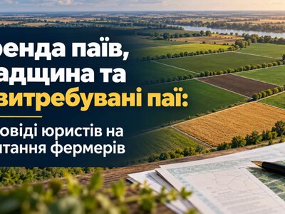 Оренда паїв та спадщина: поради юристів для фермерів