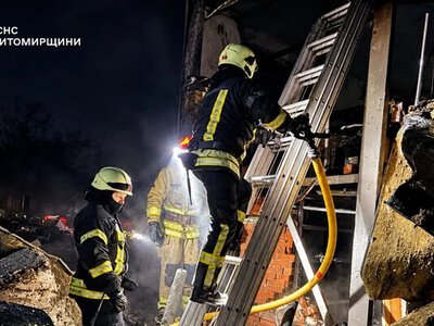 Росія атакувала енергетичну інфраструктуру та цивільне підприємство на Житомирщині