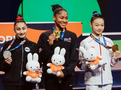 Американка виграла ЧС з гімнастики після серйозних травм, які завадили їй виступити на Олімпіадах