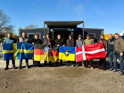 Калущина отримала від Данії два мобільні військово-медичні комплекси