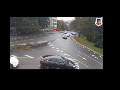 У Луцьку на кільці водій створив аварійну ситуацію (Відео)