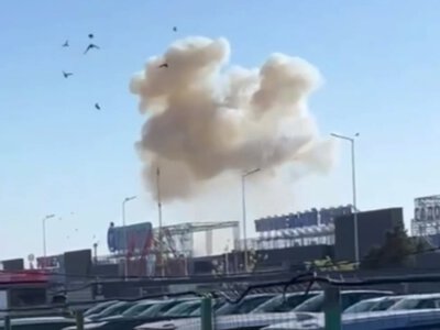 У Полтаві російський безпілотник влучив у будівлю торговельного комплексу «Епіцентр»