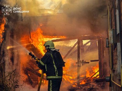 Ворог завдав серію ударів по Сумщині: рятувальники працювали на місцях влучань, зокрема й у Шосткинському районі