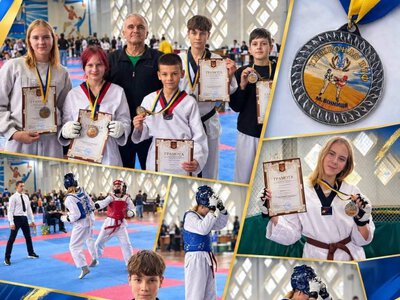 Юні тхеквондисти з Гайсина здобули п’ять медалей на чемпіонаті області
