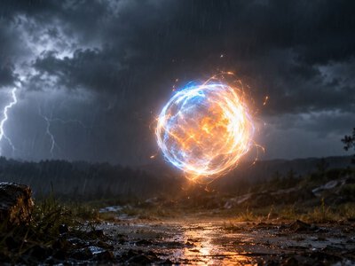 Вчені вперше створили кульову блискавку в лабораторії