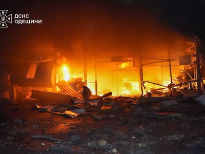 На Одещині росіяни атакували промислове підприємство