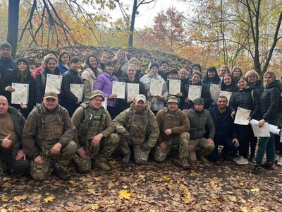 У Ромнах відбувся перший випуск слухачів курсу національного спротиву