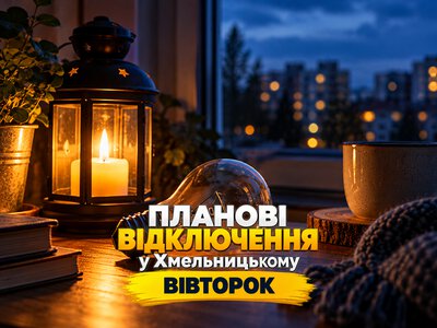 Де не буде світла у Хмельницькому 27 жовтня