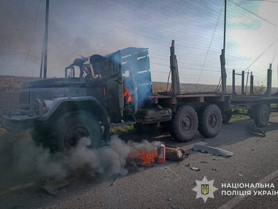 У Березівській громаді внаслідок влучання безпілотника в авто травмовано 64-річного чоловіка + Фото