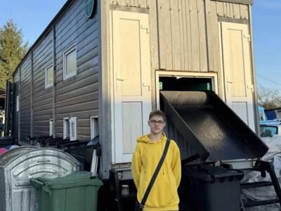 Миргородський школяр розробив прототип автоматизованої лінії сортування відходів