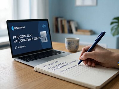 Радіодиктант національної єдності 27 жовтня: де слухати, о котрій початок і як перевірити текст
