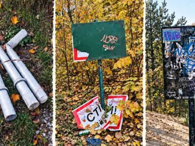 В одному з львівських парків систематично нищать майно