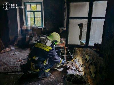 На Вінниччині під час пожежі в будинку загинув 71-річний чоловік