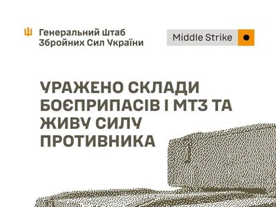 Українські військові завдали ударів по складах і скупченнях військ РФ на трьох напрямках