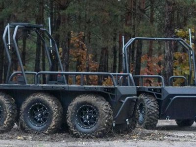 В Україні розробляють дрони-перехоплювачі, які запускатимуть із наземних роботів
