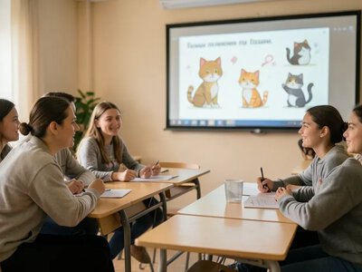 Херсонська бібліотека навчала студентів розпізнавати фейки за допомогою котиків