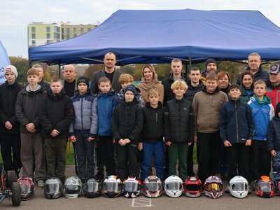 У Луцьку провели відкриті міські змагання школярів із картингу до Дня автомобіліста