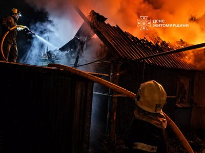 Нічне займання даху в Степанівці змусило залучати додаткову воду