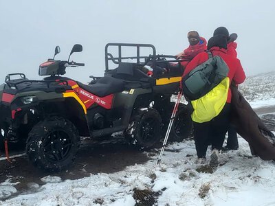 На Закарпатті рятувальники допомогли двом киянкам, які заблукали в горах через негоду