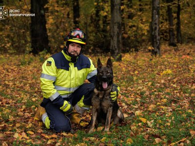 У вінницьких рятувальників з’явилася чотирилапа помічниця — вівчарка Лінда