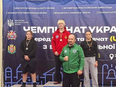 Дар'я Ярмощук здобула бронзову медаль чемпіонату України з вільної боротьби