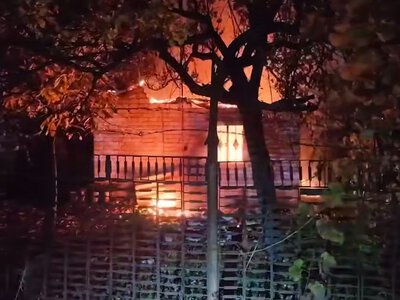 У Горішніх Плавнях згорів дачний будинок