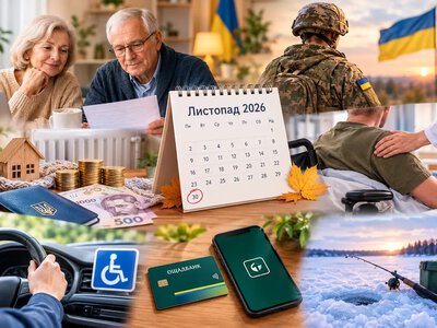 Пенсії, субсидії, мобілізація та виплати військовим: що зміниться для українців у листопаді