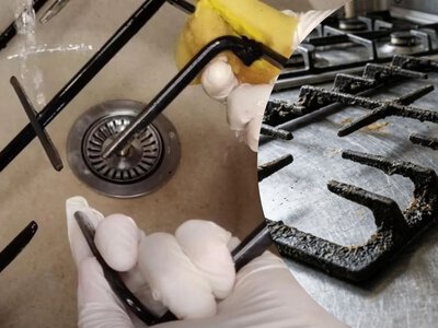 Жир і нагар зникнуть: як очистити решітку газової плити одним засобом із кухні
