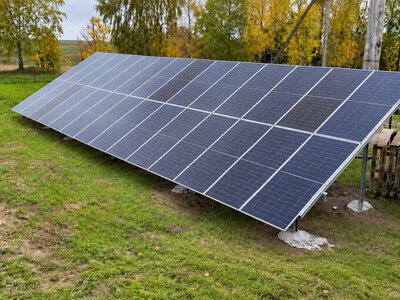 У Локачинській громаді завершили монтаж сонячної електростанції потужністю 35 кВт