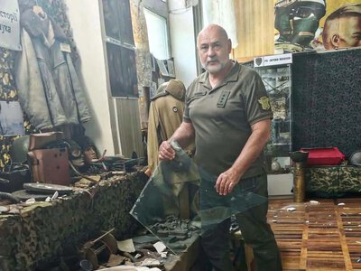 «Музей війни знову постраждав від війни…»: у ВПУ №7 показали наслідки російської атаки