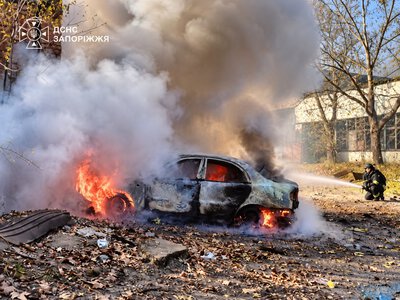 У Запоріжжі російські дрони атакували громадський транспорт