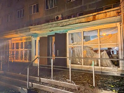 Російський дрон влучив у гуртожиток ПТУ в Дніпрі