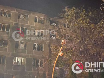 Гуртожиток залишився без вікон: що відбувається на місці вечірнього удару по Дніпру