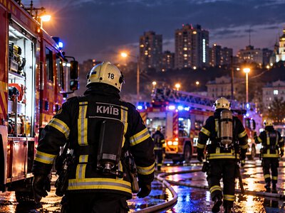 Росія вдарила балістикою по Києву: горять склади, пошкоджені житлові будинки