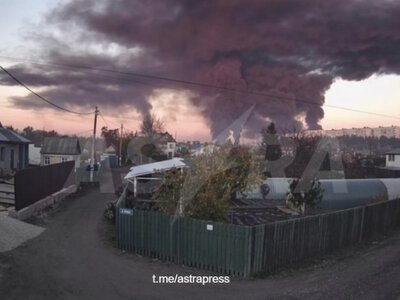 Дрони атакували Самарську область. Над Новокуйбишевським НПЗ – стовп диму