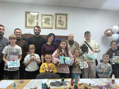«Зустріч з татовим побратимом»: у Франківську ветерани провели творчий захід для дітей полеглих Героїв