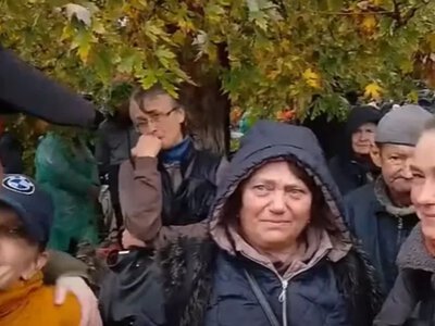 Лубінець показав перші кадри з Олешок: делегація зустрілася з місцевими