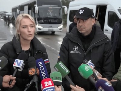В Олешках почалась евакуація і видача гуманітарної допомоги