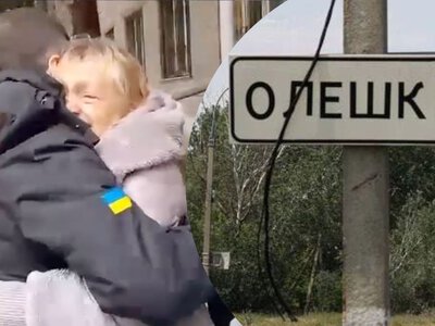 Зі сльозами на очах та безмежною вдячністю: як жителі Олешок зустрічають українську делегацію