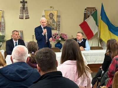 Ігор Терехов зустрівся з українською громадою в Генуї