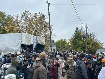 В окупованих Олешках триває гуманітарна операція (ФОТО)