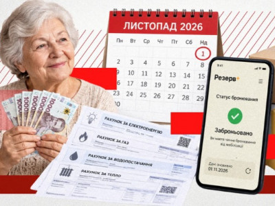 Мобілізація, пенсії, тарифи та посилки: що зміниться для українців з 1 листопада