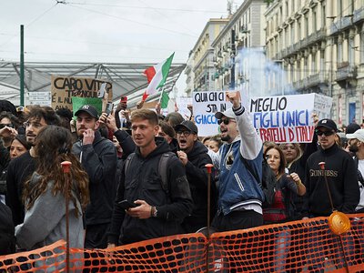 В Італії розпочалась нова хвиля масових протестів. Влада оголосила червоний рівень готовності
